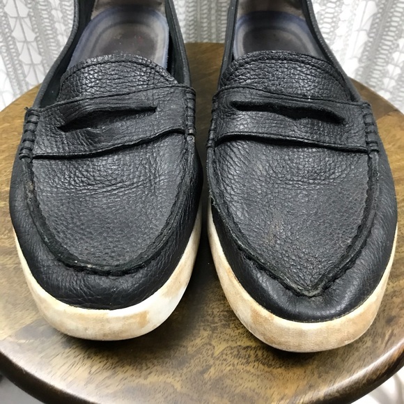 Cole Haan Soft Pebble Leather Slip On Loafers - Picture 4 of 11